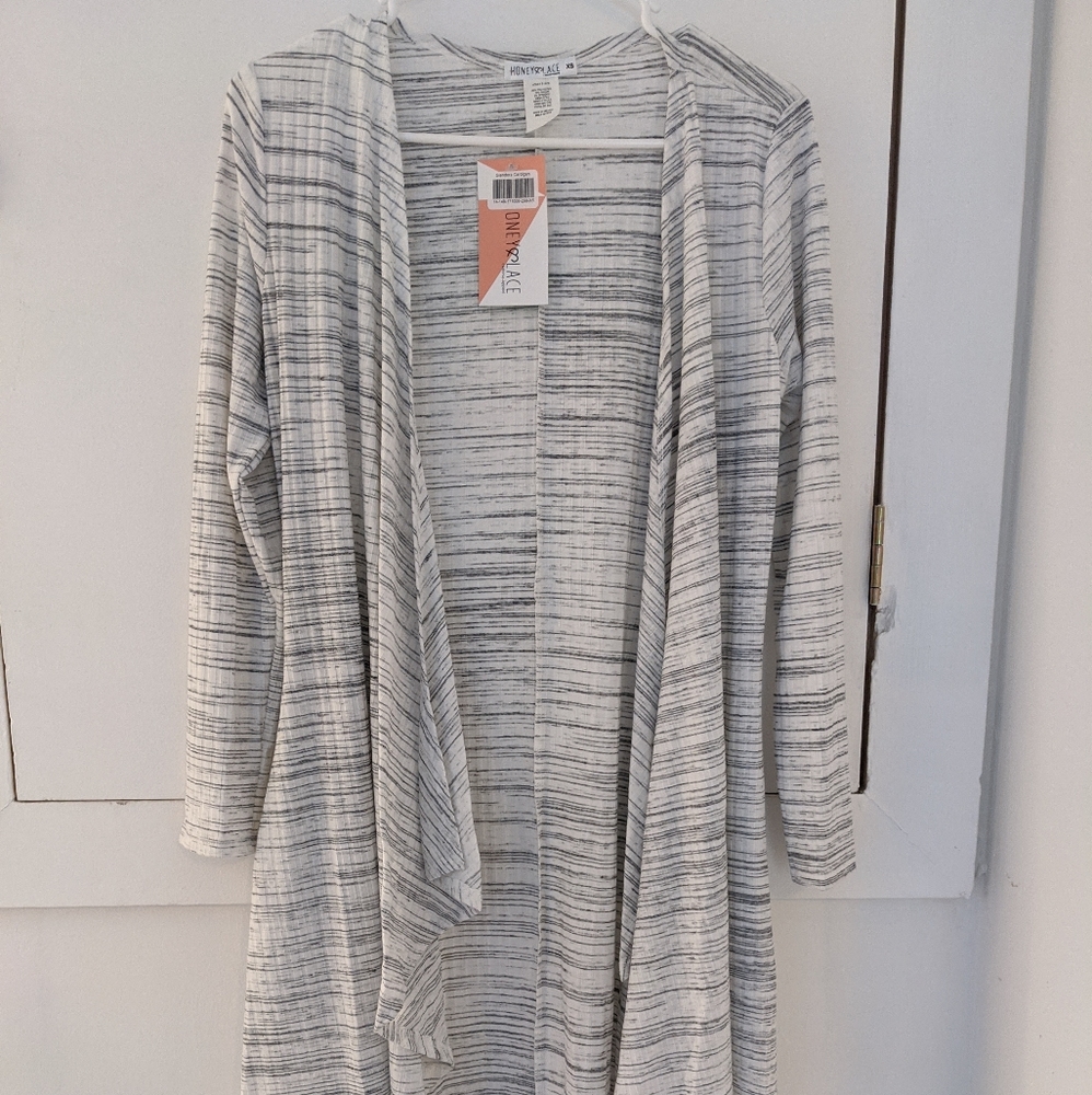 Long cardigan wrap